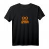 Bitcoin T-Shirt mit mathematischem Design - 'Everything Divided by 21 Million Bitcoin' für Krypto-Fans & Maximalisten