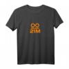 Bitcoin T-Shirt mit mathematischem Design - 'Everything Divided by 21 Million Bitcoin' für Krypto-Fans & Maximalisten