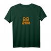 Bitcoin T-Shirt mit mathematischem Design - 'Everything Divided by 21 Million Bitcoin' für Krypto-Fans & Maximalisten