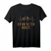 Ich Bin Selten Radlos Fahrrad Herzschlag T-Shirt - Lustiges Geschenk für Radfahrer, Rennradfahrer & Mountainbiker