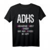 Lustiges ADHS T-Shirt mit witzigem Spruch – Sarkastisches Oberteil als Geschenkidee für Humorliebhaber