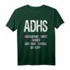 Lustiges ADHS T-Shirt mit witzigem Spruch – Sarkastisches Oberteil als Geschenkidee für Humorliebhaber