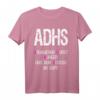 Lustiges ADHS T-Shirt mit witzigem Spruch – Sarkastisches Oberteil als Geschenkidee für Humorliebhaber
