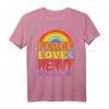 Punk Rock Kids Band Metall Rainbow Peace Love & Heavy Metal T-Shirt – Lustiges Satanisches Design für Kinder & Erwachsene mit Humor für Rock & Metal Fans