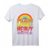 Punk Rock Kids Band Metall Rainbow Peace Love & Heavy Metal T-Shirt – Lustiges Satanisches Design für Kinder & Erwachsene mit Humor für Rock & Metal Fans