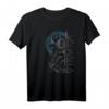 Wikinger Krieger T-Shirt mit Schwert, Runen & Walhalla – Nordische Mythologie & Vegvisir Kompass Geschenk für Wikinger Fans