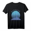 Elevate Blau T-Shirt – Motivierende Kleidung für Meditation, Klettern, Skifahren und persönliches Wachstum