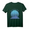 Elevate Blau T-Shirt – Motivierende Kleidung für Meditation, Klettern, Skifahren und persönliches Wachstum