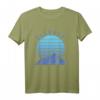 Elevate Blau T-Shirt – Motivierende Kleidung für Meditation, Klettern, Skifahren und persönliches Wachstum