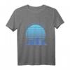Elevate Blau T-Shirt – Motivierende Kleidung für Meditation, Klettern, Skifahren und persönliches Wachstum