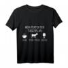 Ziegen Papa Bauernhof Landwirt T-Shirt - Lustiges Tierliebhaber Design mit Aufschrift «Mein Perfekter Tagesplan» für Ziegenbesitzer und Landwirte
