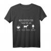 Ziegen Papa Bauernhof Landwirt T-Shirt - Lustiges Tierliebhaber Design mit Aufschrift «Mein Perfekter Tagesplan» für Ziegenbesitzer und Landwirte