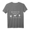 Ziegen Papa Bauernhof Landwirt T-Shirt - Lustiges Tierliebhaber Design mit Aufschrift «Mein Perfekter Tagesplan» für Ziegenbesitzer und Landwirte