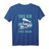 This Kid Loves Trains Kinder Zug T-Shirt – Eisenbahn & Dampflok Geschenk für kleine Lokomotiv-Fans, perfekt zum Geburtstag & Weihnachten