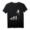 Kletter Evolution Kletterwand Klettern Bouldern T-Shirt – Perfektes Geschenk für Bergsteiger, Boulderer und Kletterfans