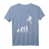 Kletter Evolution Kletterwand Klettern Bouldern T-Shirt – Perfektes Geschenk für Bergsteiger, Boulderer und Kletterfans
