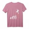 Kletter Evolution Kletterwand Klettern Bouldern T-Shirt – Perfektes Geschenk für Bergsteiger, Boulderer und Kletterfans