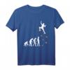Kletter Evolution Kletterwand Klettern Bouldern T-Shirt – Perfektes Geschenk für Bergsteiger, Boulderer und Kletterfans