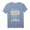 Das Ist Kein Dicker Bauch Lustiges Männer T-Shirt mit Spruch – Perfektes Geschenk für Geburtstag, Weihnachten, Papa, Opa, Freund oder Onkel