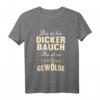 Das Ist Kein Dicker Bauch Lustiges Männer T-Shirt mit Spruch – Perfektes Geschenk für Geburtstag, Weihnachten, Papa, Opa, Freund oder Onkel
