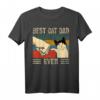 Mens Vintage Best Cat Dad Ever T-Shirt – Lustiges Geschenk für Katzenliebhaber, Väter & Tierfreunde zu Geburtstag, Vatertag & Weihnachten