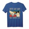 Mens Vintage Best Cat Dad Ever T-Shirt – Lustiges Geschenk für Katzenliebhaber, Väter & Tierfreunde zu Geburtstag, Vatertag & Weihnachten