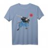 Musashi Samurai Vintage Japanisches Ronin-Krieger T-Shirt – Japanische Kalligraphie & Kampfkunst Design, Perfekt für Samurai-Fans & Geburtstagsgeschenke
