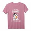 I'm Not Short I'm Penguin Size - Lustiges Parodie T-Shirt für Kurzgewachsene, Perfektes Geschenk für Humorvolle Freunde