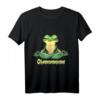 Yoga Frosch T-Shirt mit Spruch - Lustige Yoga Geschenkidee, Klassisch geschnitten, doppelt genähter Saum