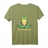 Yoga Frosch T-Shirt mit Spruch - Lustige Yoga Geschenkidee, Klassisch geschnitten, doppelt genähter Saum