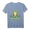 Yoga Frosch T-Shirt mit Spruch - Lustige Yoga Geschenkidee, Klassisch geschnitten, doppelt genähter Saum
