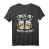 Des Is Mei Massanzug Bierkrug Kostüm T-Shirt – Lustiges Oktoberfest Trachten-Alternative Shirt für Bierzelt, Wiesn & Bayerische Feste