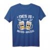 Des Is Mei Massanzug Bierkrug Kostüm T-Shirt – Lustiges Oktoberfest Trachten-Alternative Shirt für Bierzelt, Wiesn & Bayerische Feste