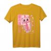 Kawaii Bubble Tea Japanischer Anime Boba Tea Otaku Mädchen T-Shirt – Süßes Design für Anime- und Bubble Tea-Liebhaberinnen