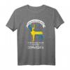 Schweden Herren Nordwikinger Elch Sverige T-Shirt – Perfekt als Schweden Geschenk für Männer & Kinder, mit schwedischer Flagge & Elchmotiv