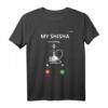 My Shisha is calling - Lustiges Smartphone-Design T-Shirt für Shisha-Liebhaber, Raucher & Wasserpfeifen-Fans