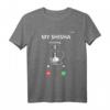 My Shisha is calling - Lustiges Smartphone-Design T-Shirt für Shisha-Liebhaber, Raucher & Wasserpfeifen-Fans
