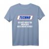 HapKitten T-Shirt mit Spruch 'Techno - Du Bist Nicht Du Wenn der Bass Nicht Bumst' – Stylishes Elektronik Musik Fan Oberteil
