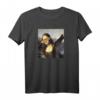 Dabbing Mona Lisa Meme T-Shirt - Lustiges Kunst & Humor Shirt für Freunde & Meme Fans