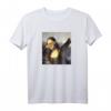 Dabbing Mona Lisa Meme T-Shirt - Lustiges Kunst & Humor Shirt für Freunde & Meme Fans