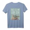 Star Wars The Mandalorian The Child This Is My Good Side T-Shirt - Lustiges Meme Fanartikel für Star Wars Fans