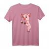 Lustiges Schweine Schweinchen Kinder Mädchen T-Shirt - Humorvolles Bauernhof Motiv, ideales Geschenk für Schweine Liebhaber, Kinder, Bäuerinnen & Landwirte