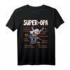 Anatomie eines Super Opa T-Shirt – Perfektes Geschenk für den besten Großvater zum Geburtstag, Weihnachten oder Vatertag