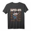 Anatomie eines Super Opa T-Shirt – Perfektes Geschenk für den besten Großvater zum Geburtstag, Weihnachten oder Vatertag