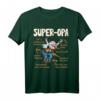 Anatomie eines Super Opa T-Shirt – Perfektes Geschenk für den besten Großvater zum Geburtstag, Weihnachten oder Vatertag