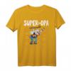 Anatomie eines Super Opa T-Shirt – Perfektes Geschenk für den besten Großvater zum Geburtstag, Weihnachten oder Vatertag