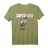 Anatomie eines Super Opa T-Shirt – Perfektes Geschenk für den besten Großvater zum Geburtstag, Weihnachten oder Vatertag