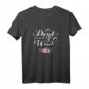 Lustiges Dirndl T-Shirt für Damen - Passend für Wiesn & Oktoberfest mit Blumenmotiv