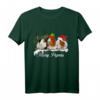 Frohe Weihnachten Meerschweinchen Pyjama T-Shirt - Lustiges Tierliebhaber Geschenk für Damen und Meerschweinchen Fans