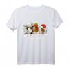Frohe Weihnachten Meerschweinchen Pyjama T-Shirt - Lustiges Tierliebhaber Geschenk für Damen und Meerschweinchen Fans